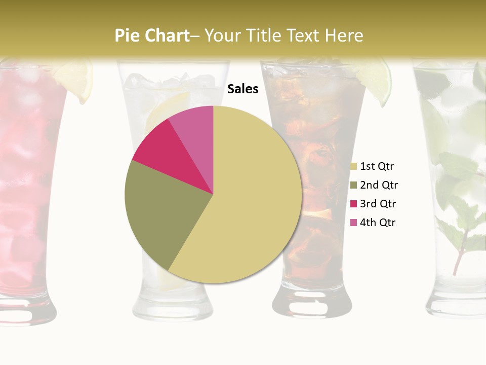 Cocktail Collection Ice PowerPoint Template