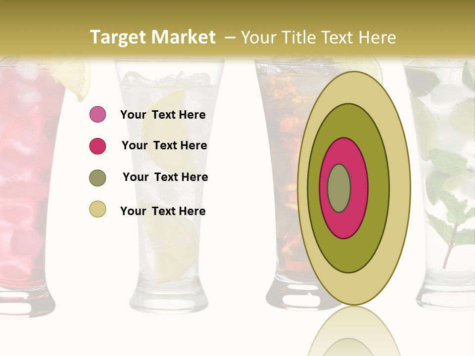 Cocktail Collection Ice PowerPoint Template