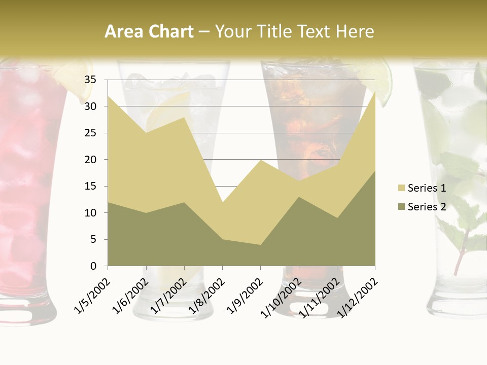 Cocktail Collection Ice PowerPoint Template