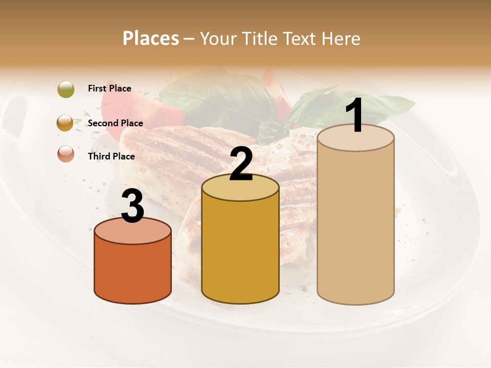 Lunch Fillet Grill PowerPoint Template