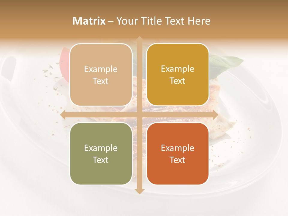 Lunch Fillet Grill PowerPoint Template