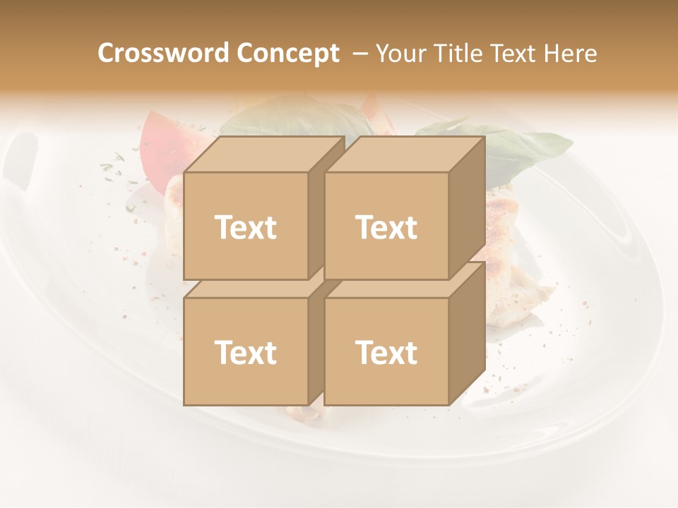 Lunch Fillet Grill PowerPoint Template