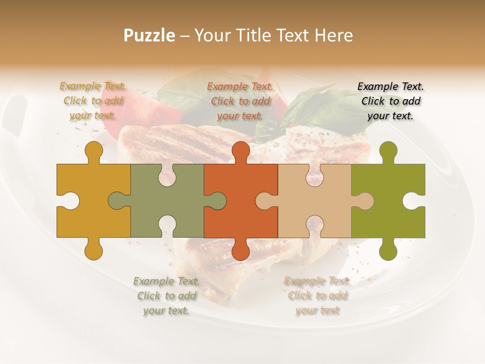 Lunch Fillet Grill PowerPoint Template