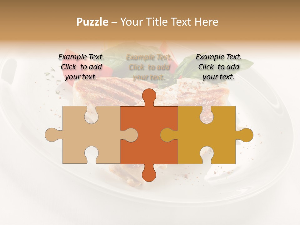 Lunch Fillet Grill PowerPoint Template