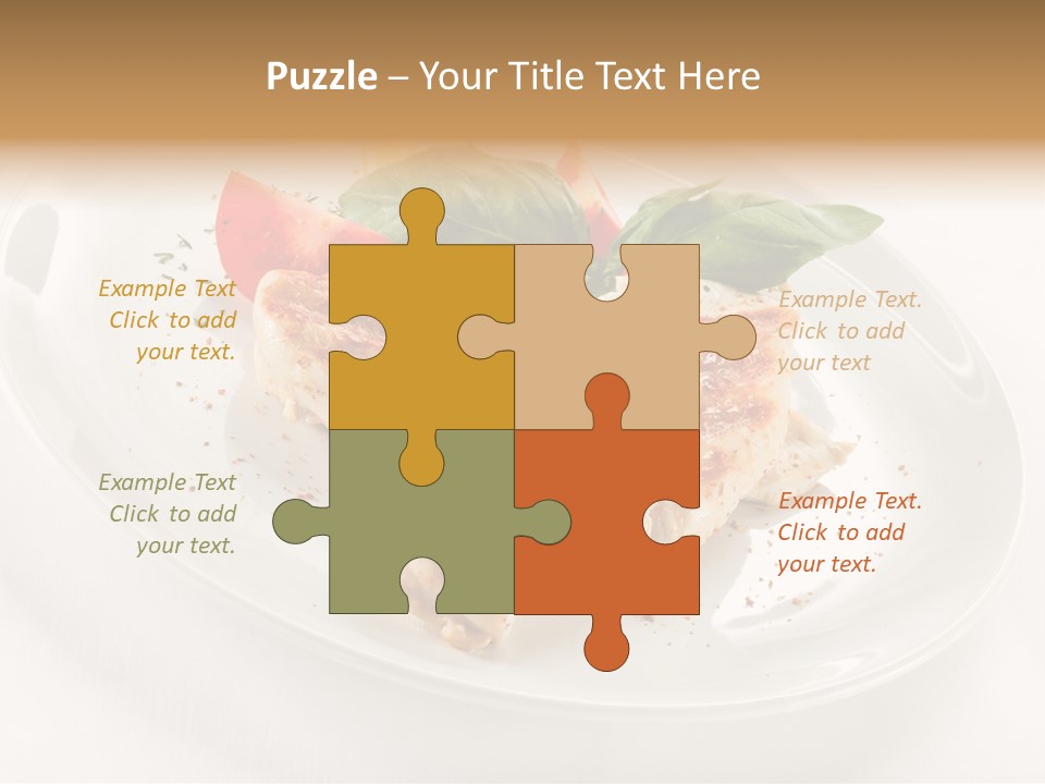 Lunch Fillet Grill PowerPoint Template