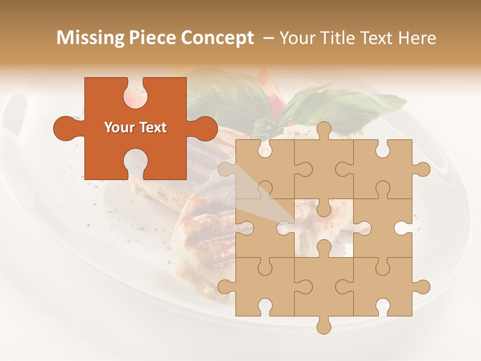 Lunch Fillet Grill PowerPoint Template