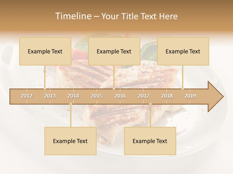 Lunch Fillet Grill PowerPoint Template