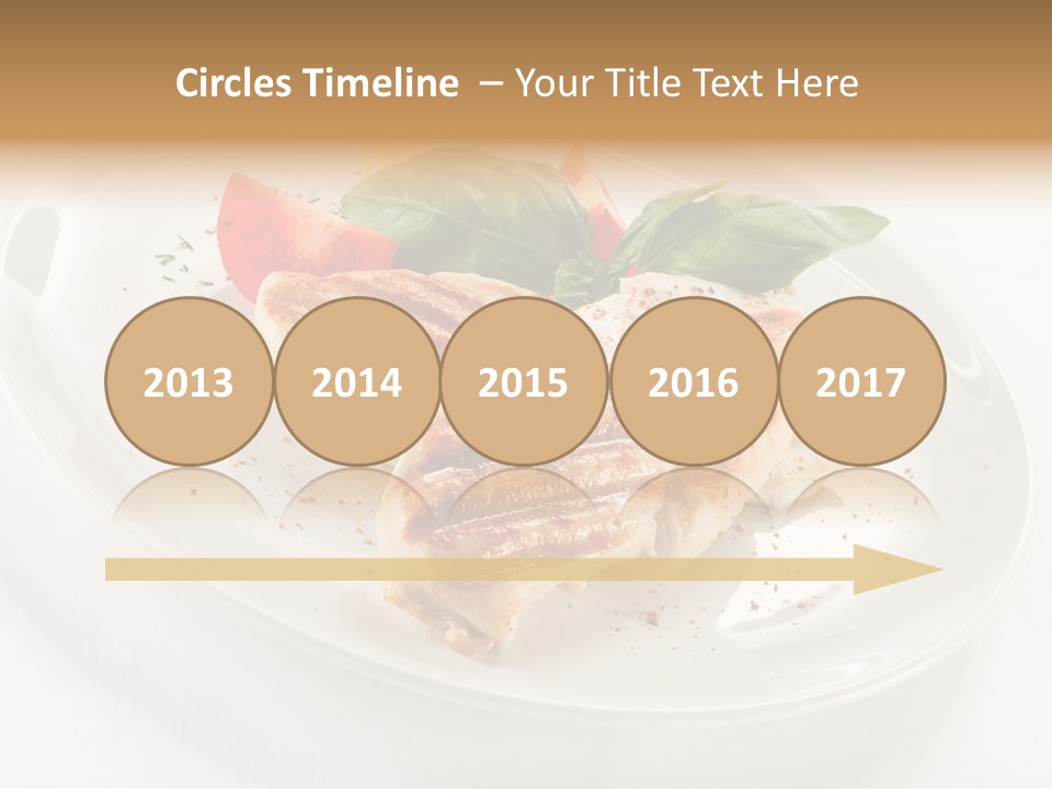 Lunch Fillet Grill PowerPoint Template