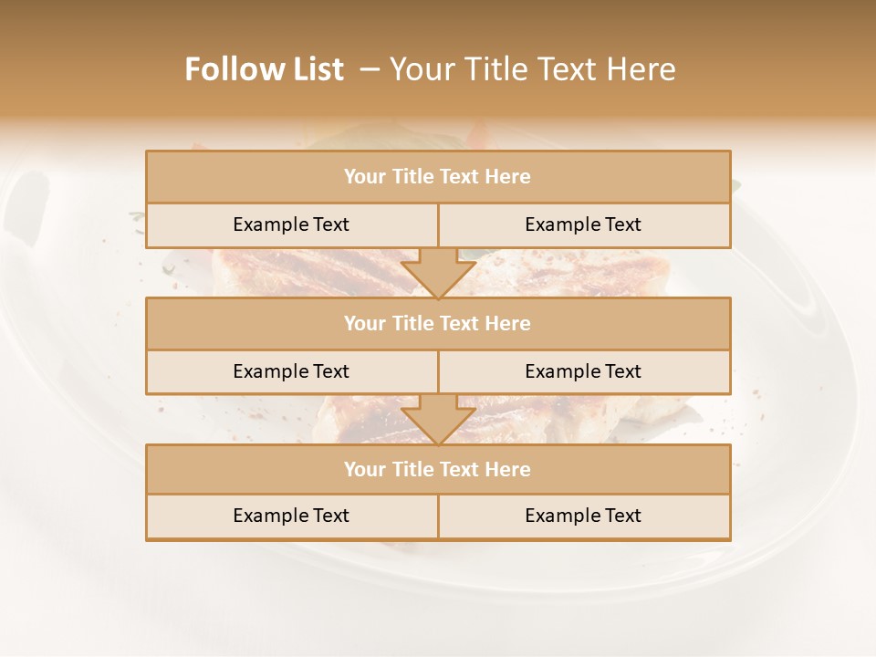 Lunch Fillet Grill PowerPoint Template