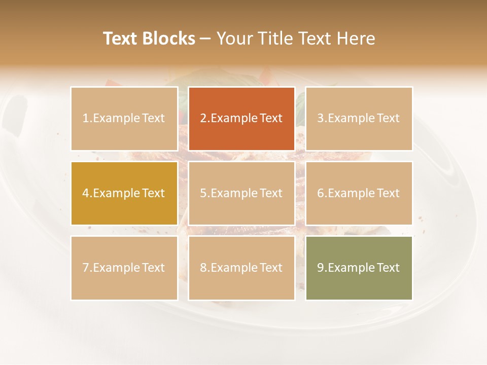 Lunch Fillet Grill PowerPoint Template