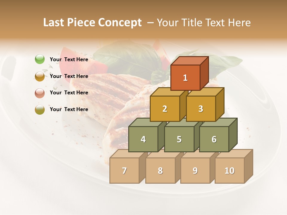 Lunch Fillet Grill PowerPoint Template