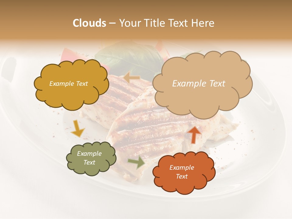 Lunch Fillet Grill PowerPoint Template