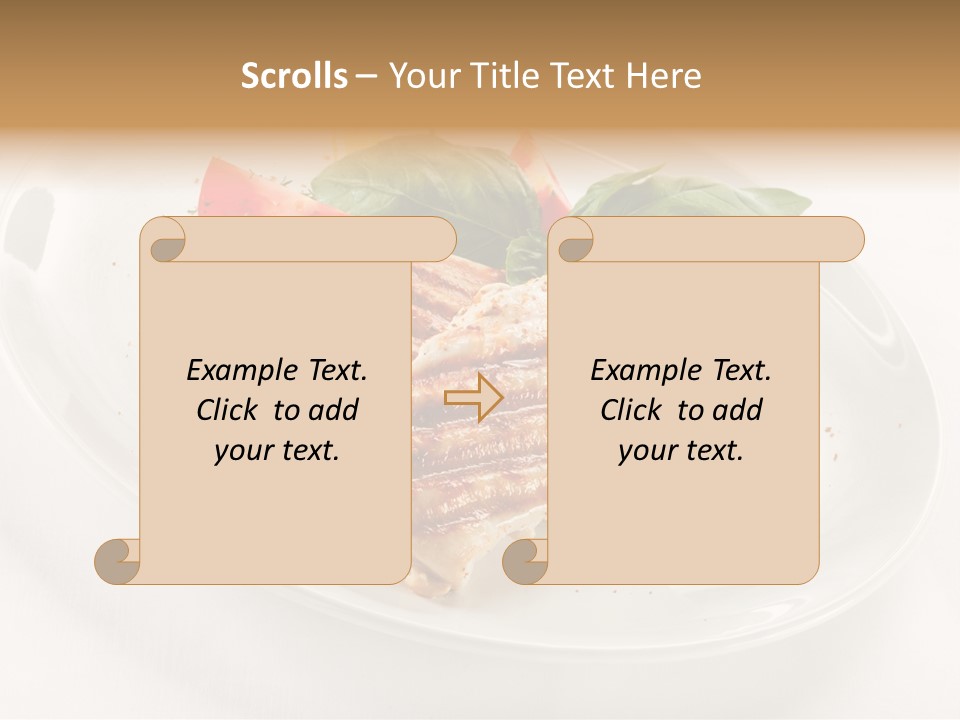 Lunch Fillet Grill PowerPoint Template