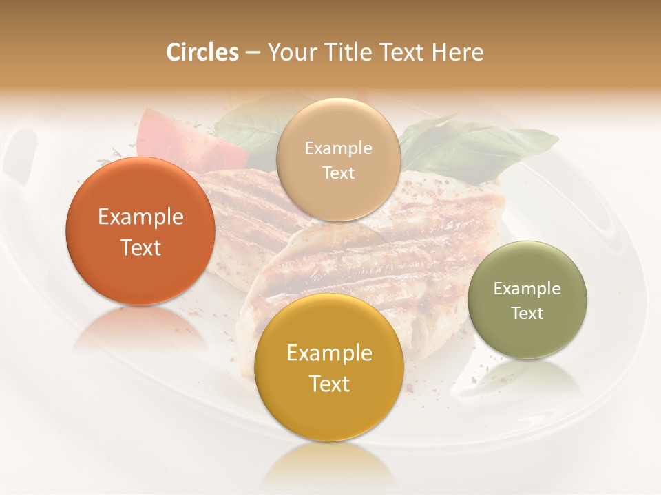 Lunch Fillet Grill PowerPoint Template