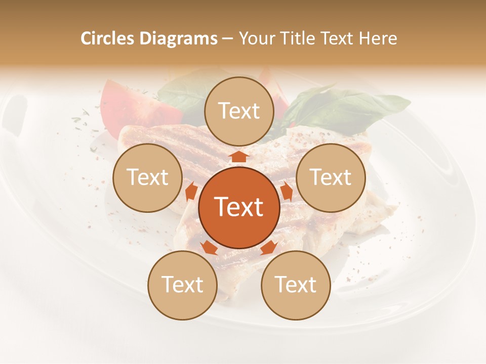 Lunch Fillet Grill PowerPoint Template