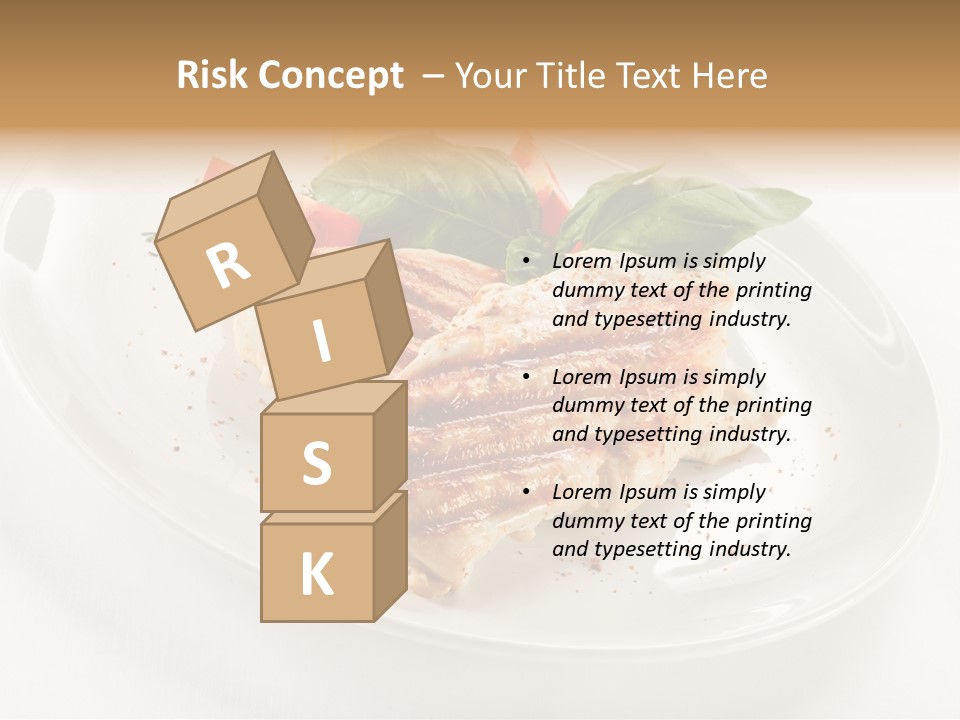 Lunch Fillet Grill PowerPoint Template