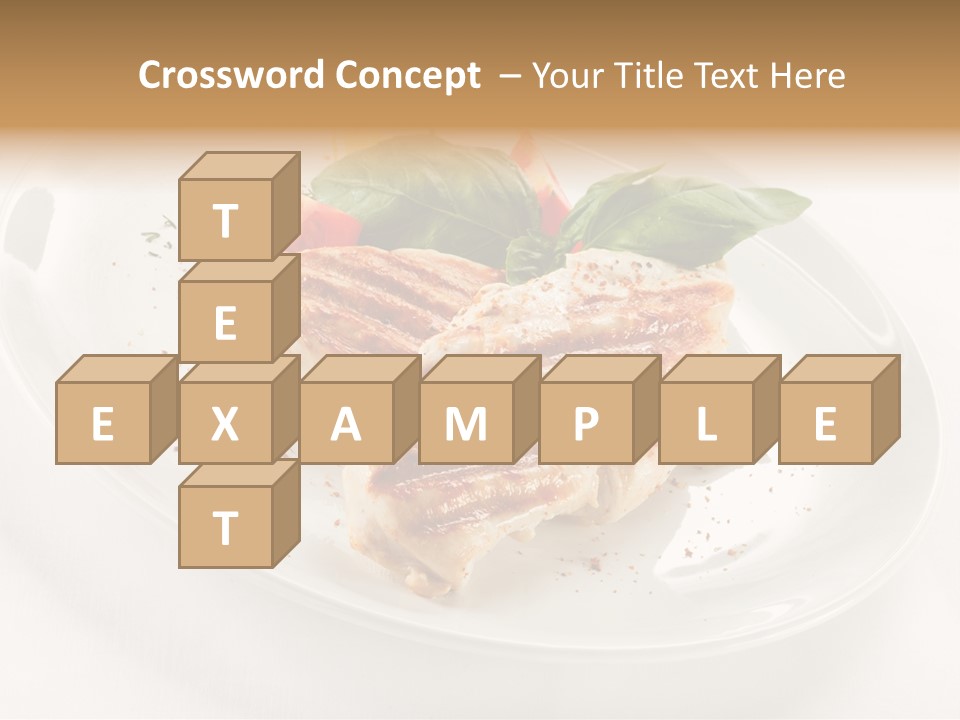 Lunch Fillet Grill PowerPoint Template