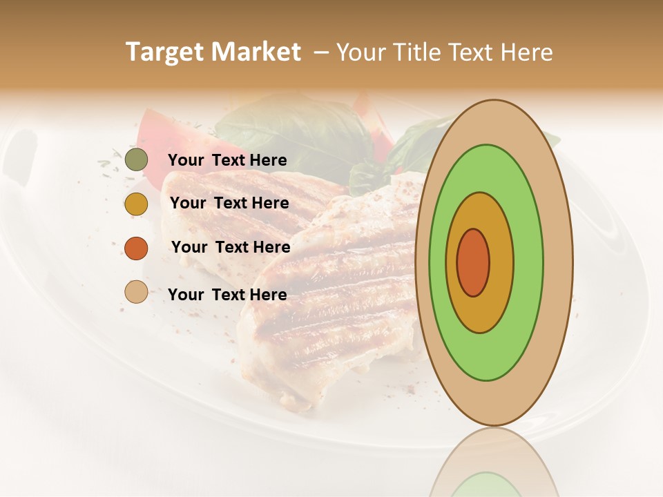 Lunch Fillet Grill PowerPoint Template