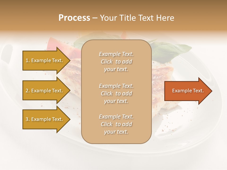 Lunch Fillet Grill PowerPoint Template