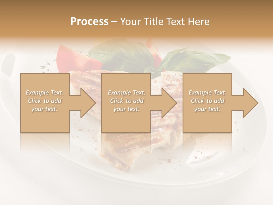 Lunch Fillet Grill PowerPoint Template