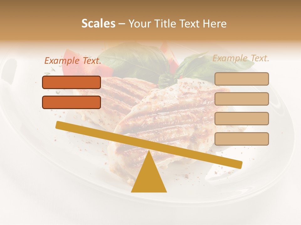 Lunch Fillet Grill PowerPoint Template