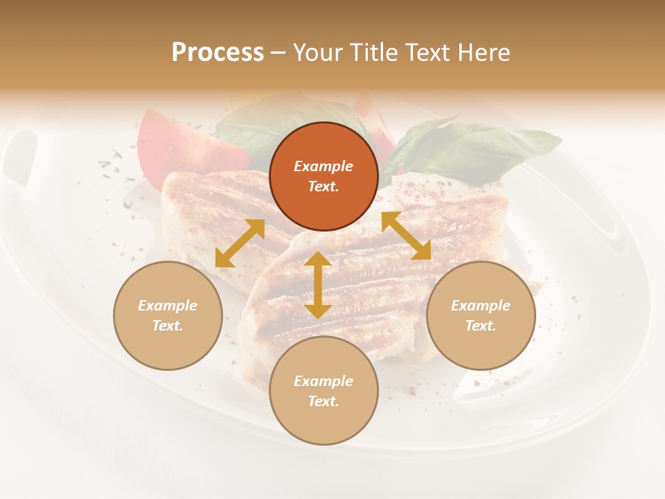 Lunch Fillet Grill PowerPoint Template