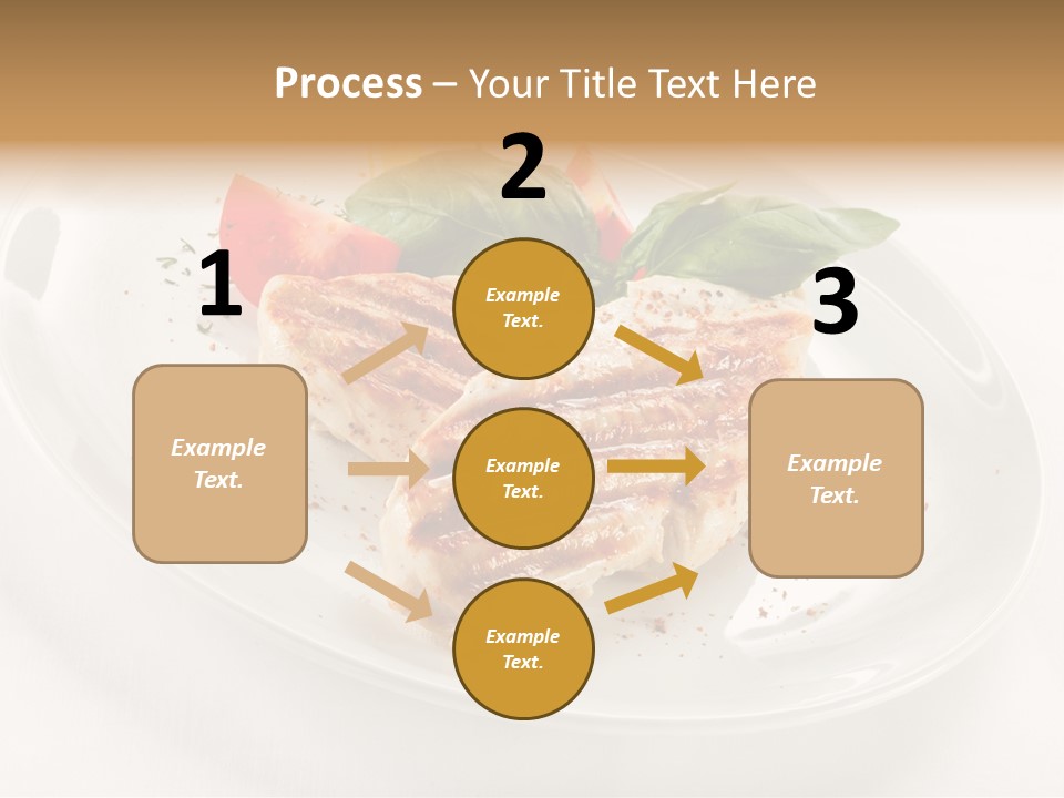 Lunch Fillet Grill PowerPoint Template