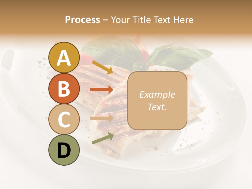 Lunch Fillet Grill PowerPoint Template