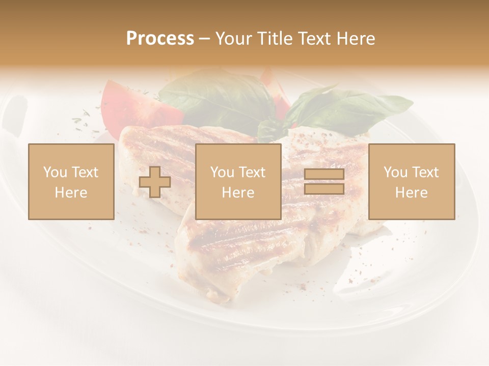 Lunch Fillet Grill PowerPoint Template