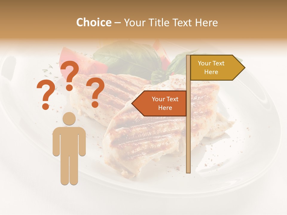 Lunch Fillet Grill PowerPoint Template