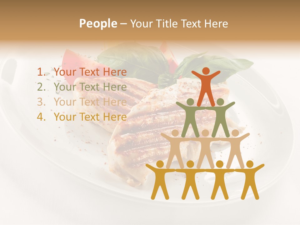 Lunch Fillet Grill PowerPoint Template