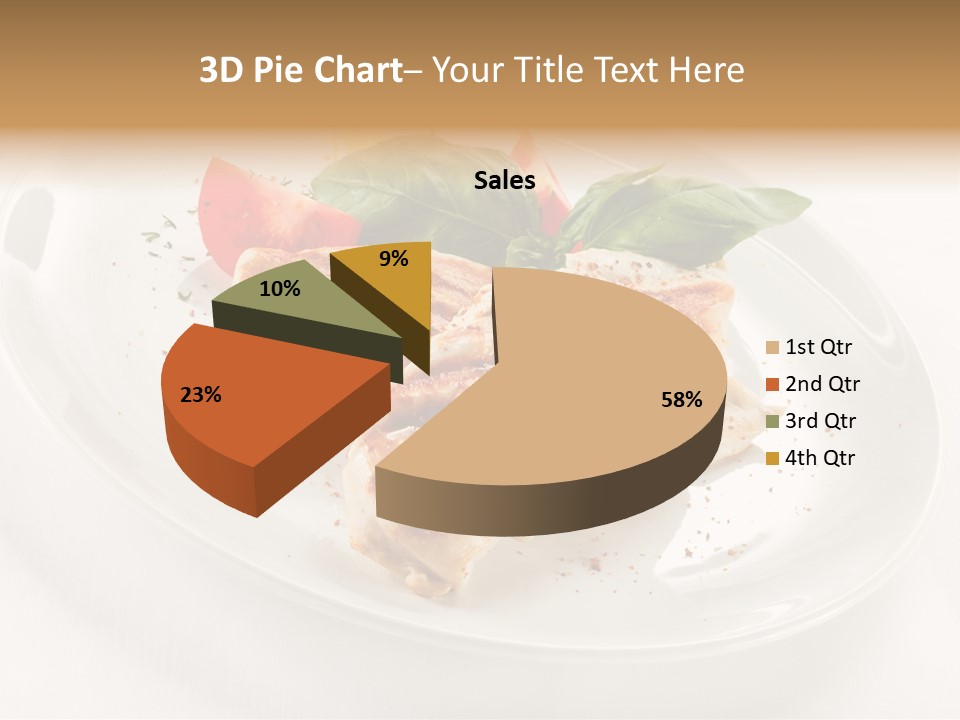 Lunch Fillet Grill PowerPoint Template