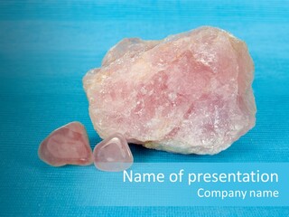Crystal Wellness Pink PowerPoint Template