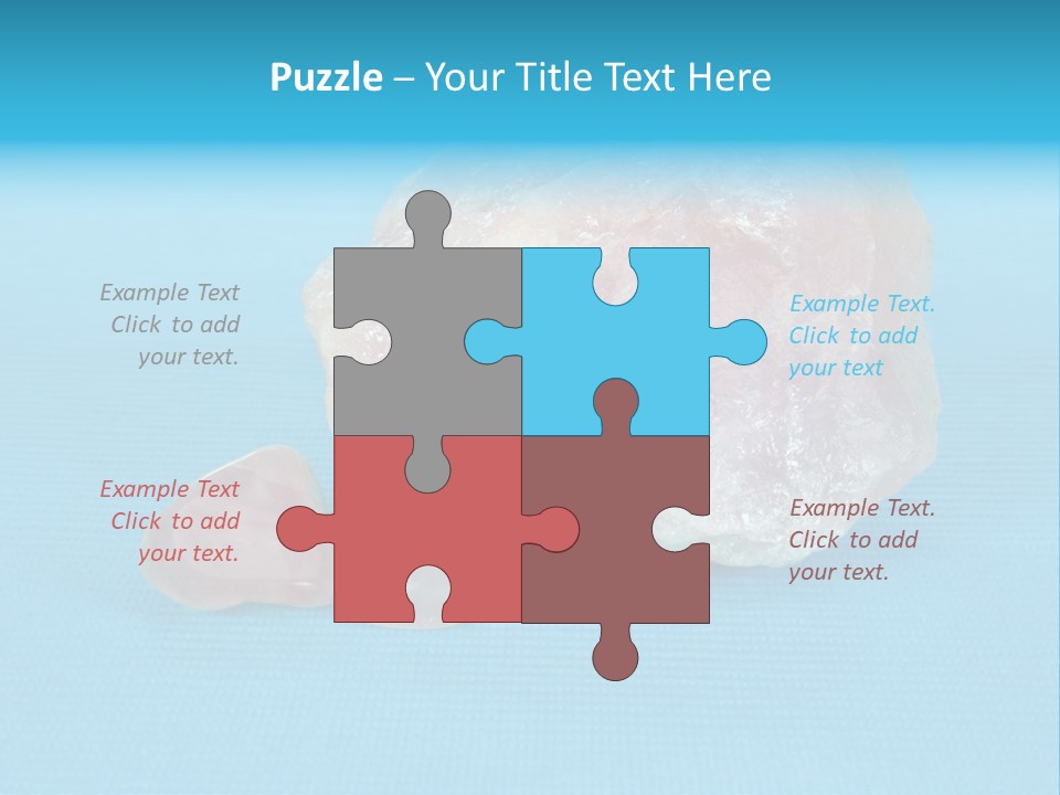 Crystal Wellness Pink PowerPoint Template