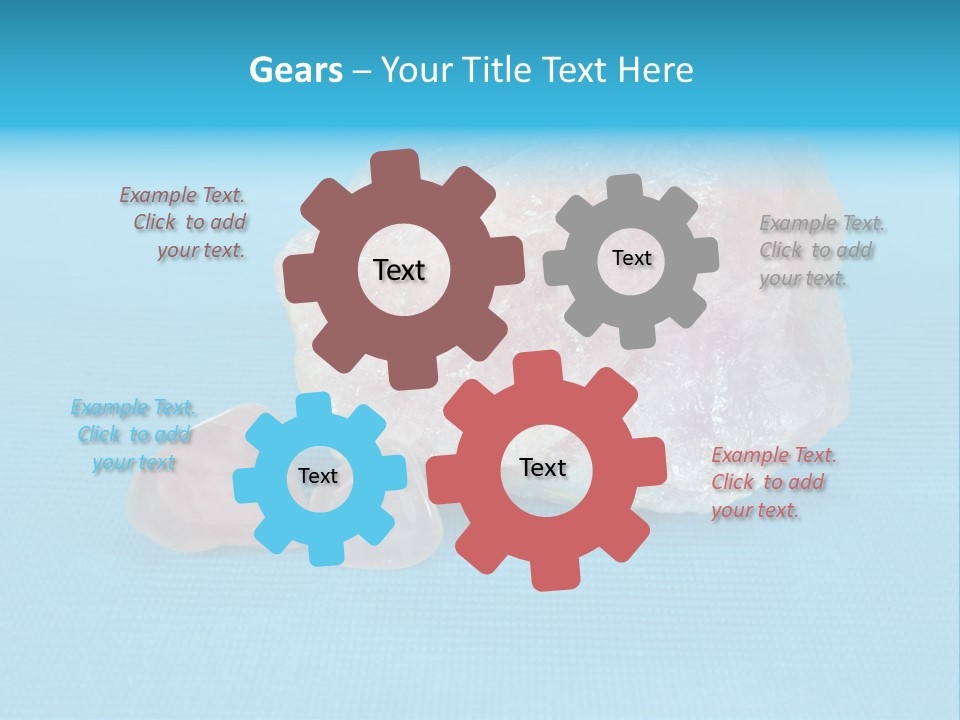 Crystal Wellness Pink PowerPoint Template