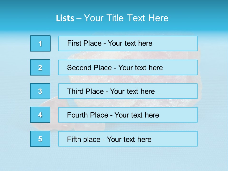 Crystal Wellness Pink PowerPoint Template