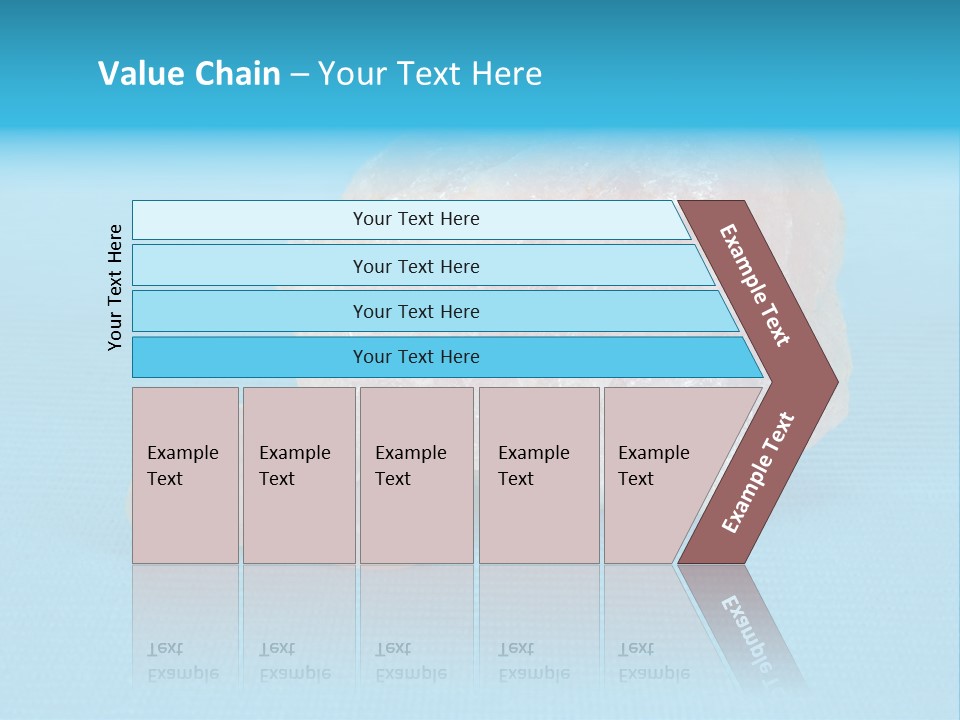 Crystal Wellness Pink PowerPoint Template