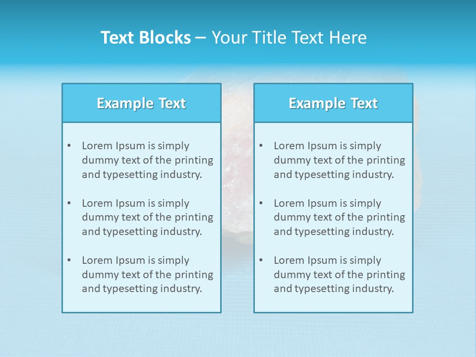 Crystal Wellness Pink PowerPoint Template