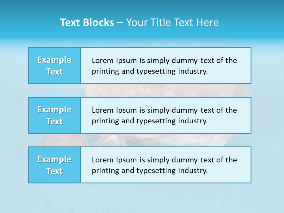 Crystal Wellness Pink PowerPoint Template