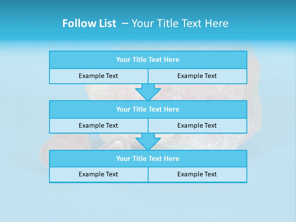 Crystal Wellness Pink PowerPoint Template