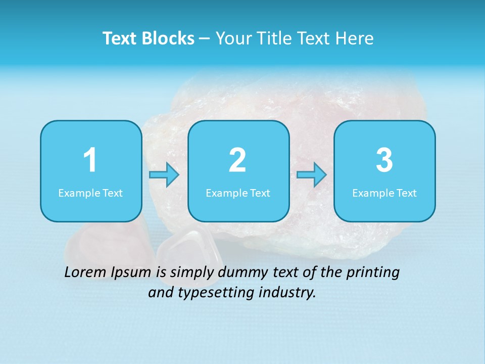 Crystal Wellness Pink PowerPoint Template