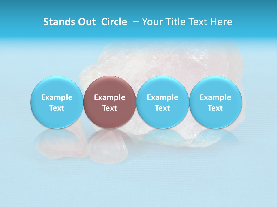 Crystal Wellness Pink PowerPoint Template