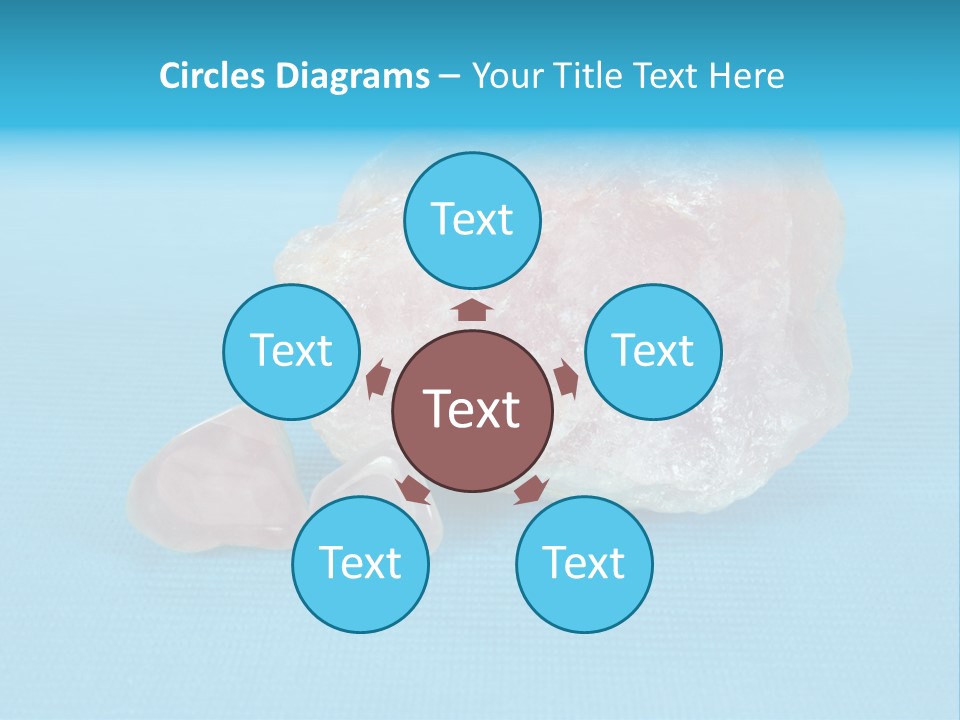 Crystal Wellness Pink PowerPoint Template