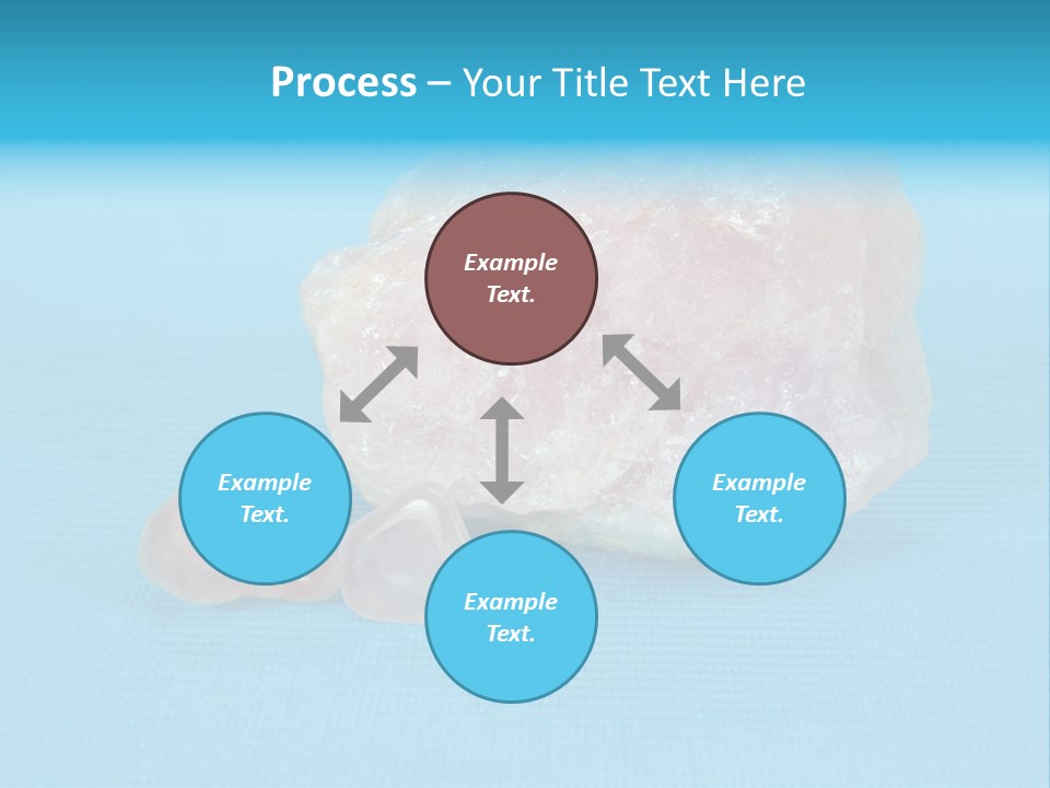 Crystal Wellness Pink PowerPoint Template