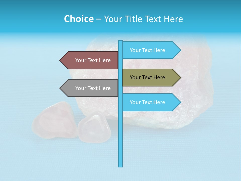 Crystal Wellness Pink PowerPoint Template