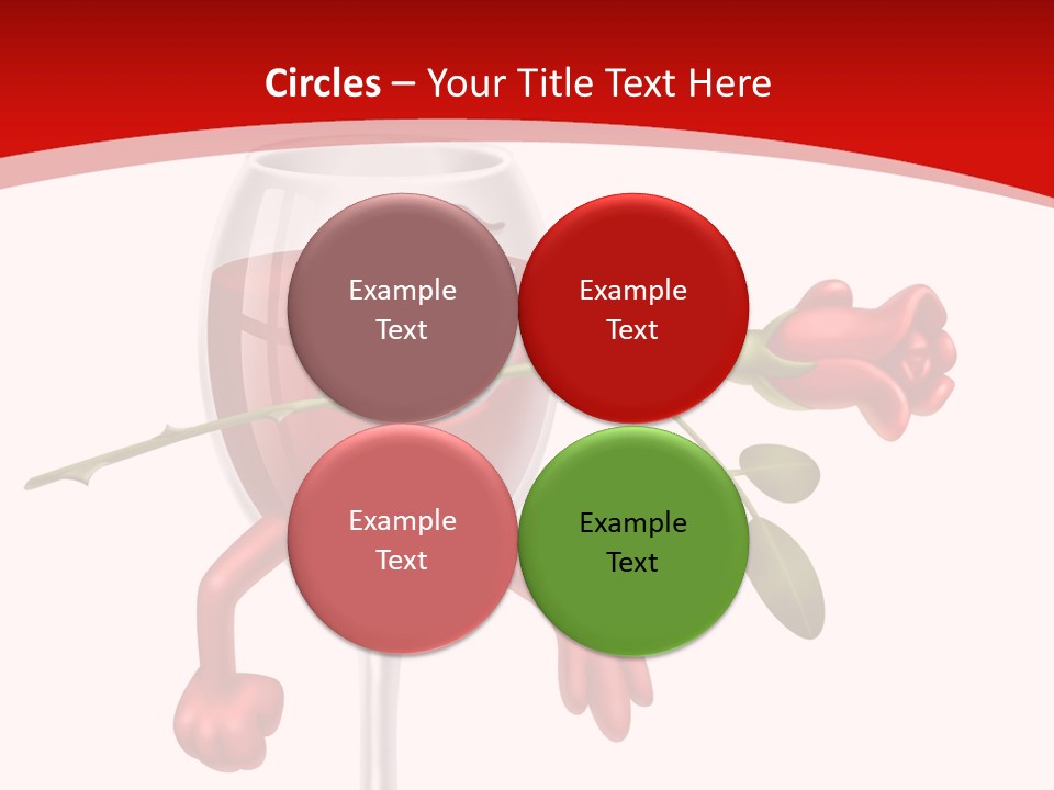 Romantic Wine Gift PowerPoint Template