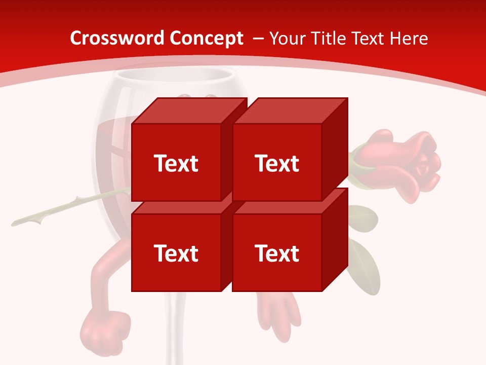 Romantic Wine Gift PowerPoint Template