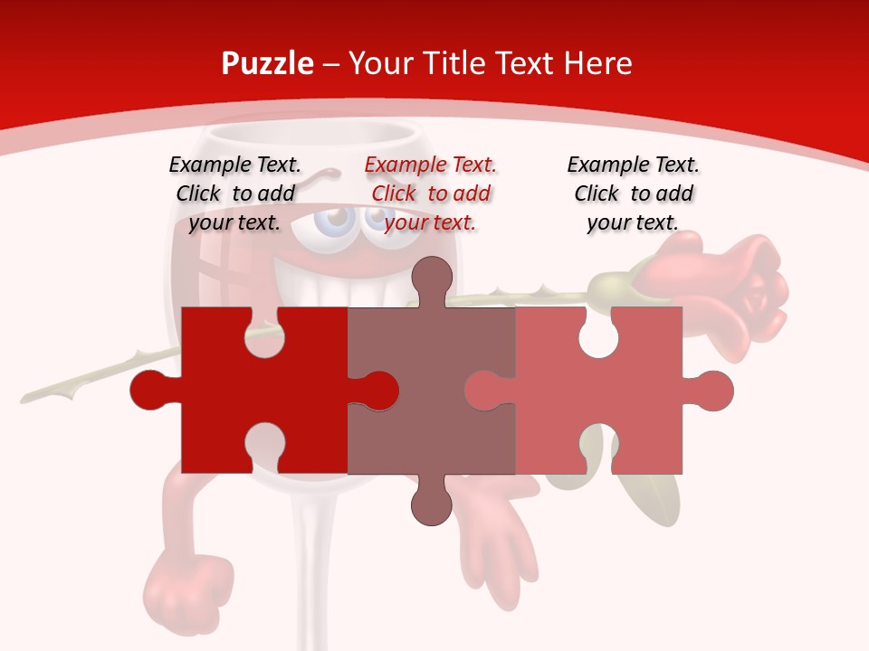 Romantic Wine Gift PowerPoint Template