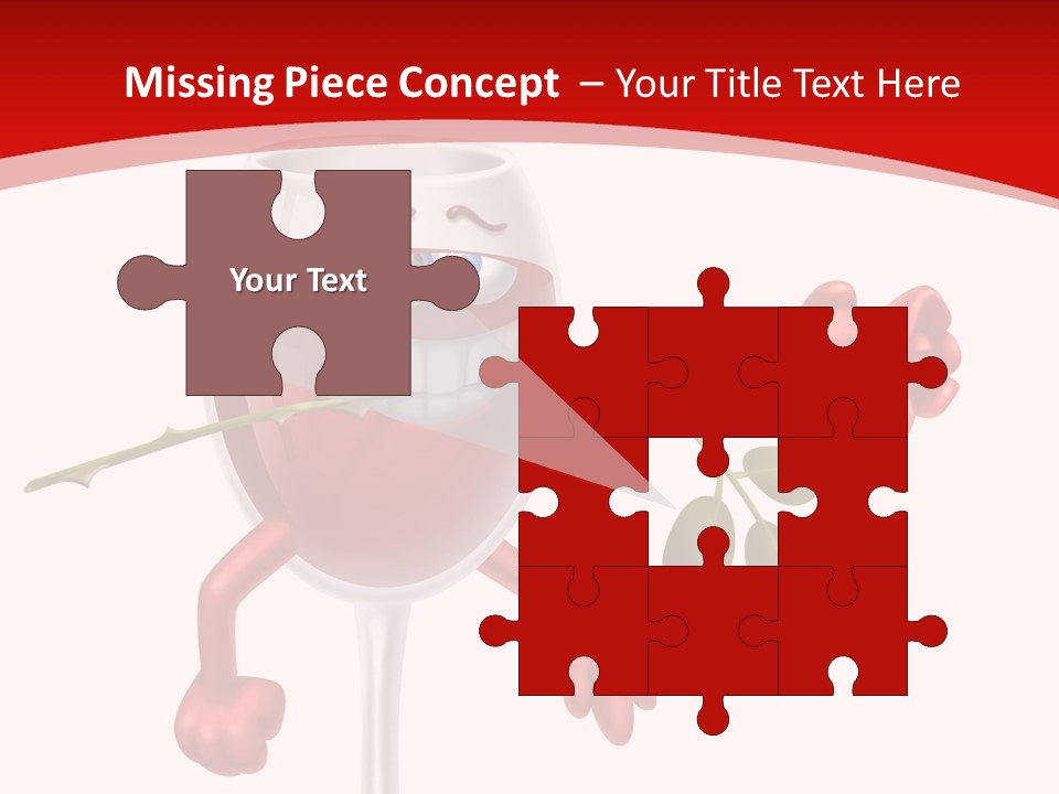 Romantic Wine Gift PowerPoint Template