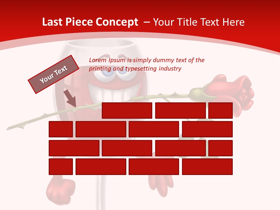 Romantic Wine Gift PowerPoint Template